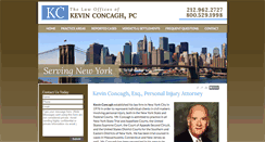 Desktop Screenshot of kevinconcaghattorney.com